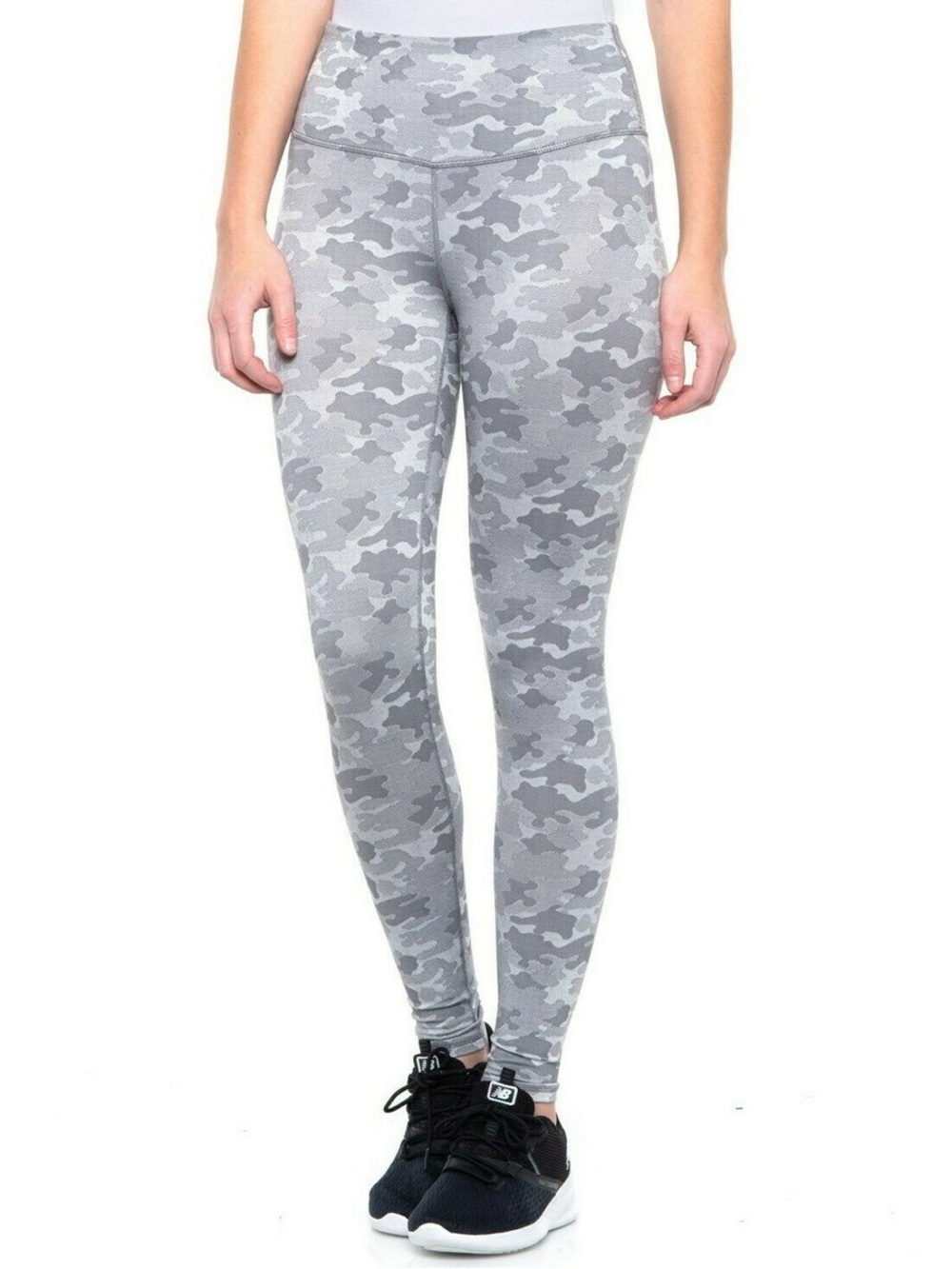 Kyodan Gray Camo Jacquard Leggings